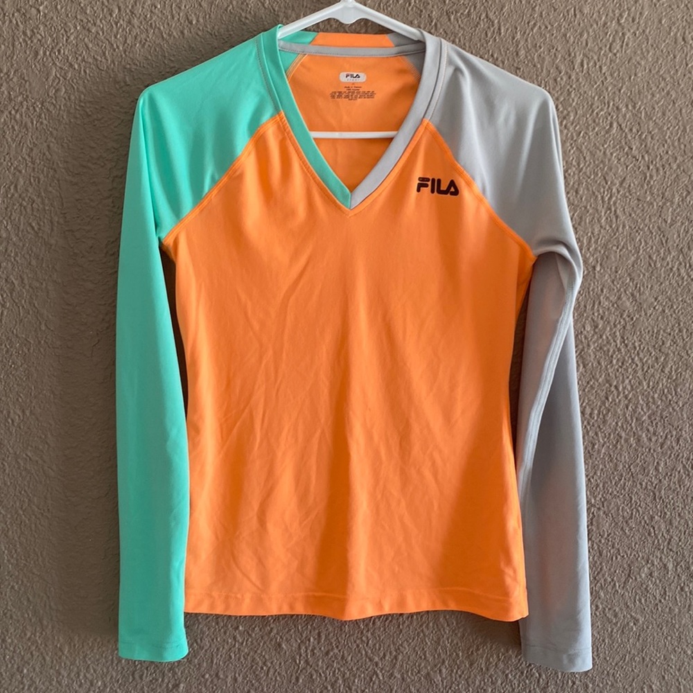 Fila Sport Womens Long Sleeve Workout Shirt